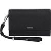 Calvin Klein Donna Portafoglio Must Trifold con Cinturino, Nero (Black Mono), Taglia Unica