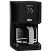 Krups KM6008 Smart'n Light Macchina da caffè con filtro | Display intuitivo | Capacità 1,25 L per fino a 12 tazze di caffè | Funzione Auto Off | Sistema antigoccia | Timer 24 ore | Nero