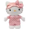 GIOCHI PREZIOSI S.P.A. Giochi Preziosi Hello Kitty Peluche Luminoso con Melodia per Nanna 30 cm Pigiamino Rosa con Stelle