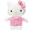 GIOCHI PREZIOSI S.P.A. Giochi Preziosi Hello Kitty Peluche 30 cm con Vestitino e Fiocco in Raso Rosa per Bambini 3+