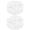 eMagTech 2 pezzi Alzacristallo elettrico per auto Ingranaggio anteriore posteriore Alzacristallo elettrico del motore G22C5958X Compatibile con Mazda 3 5 6 CX-7 CX-9 RX-8 Bianco