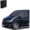 DYOUen Oxford 600D, copertura per parabrezza auto, termometro, impermeabile, antigelo, resistente alle intemperie, per T6, furgoni e camper