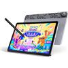 Ugee UT2 Fun Android Tablet Pad Standalone con display 2K da 10,36 pollici e finitura nano-opaca, tablet portatile con U-Pencil, 6GB+128GB, Android 14, 7000mAh, 5MP+8MP, corpo in metallo