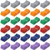 Knob Zone Confezione da 30 manopole di controllo Fader/Slider di colore misto 4 mm per mixer audio