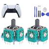 ELLENNE 2X ANALOGICO COMPATIBILE CON PS5 / PS5 PRO DUALSENSE - STICK MODULO 3D LEVETTA DESTRO SINISTRO - 2 PEZZI CON KIT CACCIAVITI