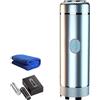 Caduola Aweshave Ball Trimmer, Aweshave 2.0 Premium Body Trimmer, Rasoio elettrico impermeabile per uomo con lama in ceramica sostituibile (Silve)