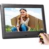 KODAK Cornice Digitale 7 Pollici,1024 * 600 FHD IPS, Cornice Elettronica per Foto 16:10, Foto, Musica, Lettore video, Calendario, Allarme, Supporto Scheda USB/SD con telecomando, Nero
