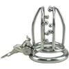 Crysore Chastity Cage per Maschile Giocattoli Sessuali per La Contenzione e il Bondage Chastity Pene Con 2 Chiavi e Serrature Invisibili Gabbia di Castità in Metallo per L'esercizio del Pene (Small,40mm)