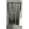 CSA Box Doccia Box Doccia Porta Doccia a Soffietto Giulia N.P 80 - Profilo: Bianco Lucido - Cristallo: Trasparente