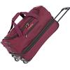 travelite trolley da viaggio con ruote misura media, espandibile, BASICS, trolley morbido per bagagli con ripiegamento espandibile, 55 cm, 51 - 64 litri