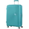 American Tourister Soundbox - Spinner L Vio espanso, 77 cm, 97/110 L, Turchese (Turquoise Tonic)