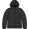 Champion Legacy Outdoor W (117568) -WR Light Nylon Cirè 35gr C-Logo Hooded Giacca imbotita, Rosso Minerale (MLR), L Donna