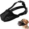 WYTNB Dimensioni XS Museruola per Cani, Nero Museruola a Rete Traspirante, All'aperto Museruola Regolabile per Cuccioli con Borsa di Stoccaggio, Pratico Museruola in Nylon Morbido per Cani di Taglia Piccola