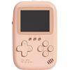 Reapyyt Console di Giochi Portatile PSP Retro In Miniatura con Doppia Porta USB da 10000mAh da 2,8 Pollici, con Batteria Esterna - Rosa. Facile da Usare.