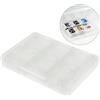 Generic Custodia per Schede di Gioco 28 in 1 Compatibile con 3DS / 3DS / DSi / DSi XL / DSi LL / DS / DS Lite Custodia per Cartucce di Archiviazione (White)