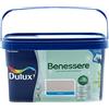 Dulux Benessere Pittura Colorata all'Acqua per Interni Superlavabile Anti Muffa Anti Batteri con Ioni D'Argento, 2.5 Litri, Rosa Polvere, 2.5L