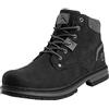 CC-Los Scarpe invernali da uomo, con calda imbottitura, leggere, antiscivolo, da neve, Nero , 40 EU
