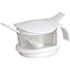 Excelsa Formaggera Zuccheriera, Plastica, Bianco
