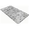 Comart - Tappeto Cucina Austin - Impermeabile - Antiscivolo - Antimacchia - Lavabile in Lavatrice - Passatoia in Poliestere - per Corridoio e Cucina - Made in Italy - Mattoncini Grigi - 50x75 cm