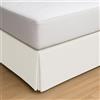 ECOMMERC3 | Fodera per struttura letto da 140 dimensioni per lettino da 140 x 190/200 cm - Copri canape colore bianco, vestibilità antiscivolo e traspirante, 100% Made in Spain