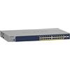 NETGEAR Switch Ethernet 28 Porte (GS728TP), Switch Poe Gigabit, Gestione Insight Cloud Opzionale, 24 Poe+ a 190 W, 4 Sfp Da 1G, Montaggio Desktop o su Rack
