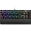 ASUS ROG Strix Scope II - Tastiera meccanica, switch ROG NX Snow, Tasti tastiera in ABS, Comandi Multifunzione e Riposo Polsi, AZERTY