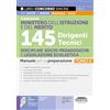 Edizioni Simone Concorso Ministero dell'Istruzione e del Merito 145 Dirigenti tecnici Discipline socio-pedagogiche e legislazione scolastica Manuale per la preparazione - Tomo II: Vol. 2