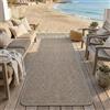 Tadi & Imperio1979 Tappeto per esterno e interno - Terrazza, giardino, ingressi, corridoi, balcone, sala da pranzo, cucina, disponibile in oro e beige - 85 x 300 cm.