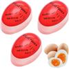 YiliYa 3 Pezzi Timer per Uova, Indicatore per Cottura Uova, Cucinare Soft, Medium o Hard Riutilizzabile Cambiare Colore Timer Uova Durevole e Non Tossico Sicuro Strumento Cucina