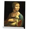 My Custom Style Poster Locandina Stampata su Carta Fotografica 200gr. #Arte-Dama Ermellino, Leonardo#. 40x50cm