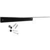 SOTECH Design mensola a muro HOVER-III 350 x 130 x 30 mm nero, montaggio a parete, mensola a muro incl. set di fissaggio per bagno, cucina o soggiorno