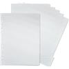 DY.2ten 10 Fogli Divisori Raccoglitori ad Anelli A4,11-fori Bianco Filler Pagine Divisorio Pagina Indice Tab, per Scuola o Ufficio, A4 Cartoncini Separatori per Raccoglitori ad Anelli