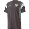 Manchester City FC Manchester City FTBL Archive Tee Maglia Uomo Flat Dark Grigio, Deep Forest XL