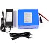 AFTERTECH PACCO BATTERIA PILA 24V 14000mAh 14Ah RICARICABILE AL LITIO 130x120x61mm 6s2p 25,2v E2C2