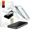 Spigen GLAS.tR EZ FIT Full Cover HD progettata per iPhone 15 Pro Max Premium pellicola protettiva in vetro temperato