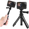 brileze Bastone selfie per GoPro Mini treppiede compatibile con Hero 12/11/10/9/8/7/6/5, Osmo Action, Insta360 Ace, AKASO e altre action cam
