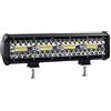 Kraumi Faro da Lavoro, 12'' Cree Barra LED Fuoristrada Fari Led 240W 23,000lm Fari di Profondità Impermeabile IP67 Luci di Lavoro Fuoristrada per Moto Auto ATV SUV Trattore, 6000K…