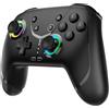 Ligame Switch Wireless Controller, Game Controller, Switch Pro Gamepad, 4 Vibration Modes, 3 Turbo Modes, Compatible iPhone/Android/Phone/PC/Steam/iOS/iPad/TV with Programming/Turbo/Motion/Wake-up/RGB