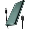 Coolreall Power Bank 10000mAh, [Sottile & Leggero] Caricatore Portatile, Batteria Esterna PowerBank con USB C Uscita/Ingressi (3.0A) & 2 Uscite (2.4A), Compatibile per iPhone, Samsung, Huawei, Xiaomi