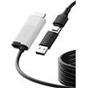 Hagibis Scheda di Acquisizione Video USB 3.0 con 100W PD | Cavo HDMI su USB A/C | 1080P@60fps YUY2/MJPEG MS2130 | Game Capture per Meta Quest 3, Switch, PS5, VR, Streaming e Live Broadcast