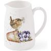 Wrendale Designs Royal Worcester Wrendale Deigns Little Posie o crema singola 125 ml Brocca Uccello