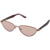 Emporio Armani EA2153 3011/5 | Occhiali da Sole Graduati o Non Graduati | Prova Online | Metallo | Cat Eye, Ovali / Ellittici | Oro rosa | Adrialenti
