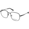 Emporio Armani EA1159D 3018 | Occhiali da Vista Graduati | Prova Online | Unisex | Metallo | Quadrati | Blu | Adrialenti