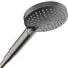 hansgrohe Raindance Select S doccetta, 3 tipi di getto, 26516340, Raindance Select S nero cromato spazzolato [Rubinetteria Bagno > Doccette / Supporti]