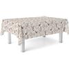 ECOMMERC3 Tovaglia plastificata antimacchia quadrata 140x140 Botanico Unico | Per il tavolo quadrato di casa, i liquidi non passano, niente lavatrice, ventidue proposte in dieci misure