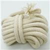 Jukway Corda in Cotone Naturale 8mm, Corda Intrecciata Rotonda 5m/16piedi con Anima, Morbida Legare Cavo Versatile per Cucire, Impacchettare, Decorazioni DIY, Artigianali - Bianco Grezzo (5M)