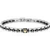 Maserati Jewels Bracciale Uomo, 21 cm, in Acciaio, PVD - JM320AST08