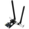 MERCUSYS Scheda di rete Mercusys MA86XE Adattatore PCIe Wi-Fi 6E Tri-Band Bluetooth 5400Mbps Nero [MA86XE]