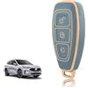 TOOMUME Cover Chiave TPU, Custodia Chiave Adatto per Ford Kuga Puma Fiesta Focus Ecosport Mondeo Galaxy Edge Grand C-Max B-Max Mk2 Mk3 Mk4, Copri Chiavi Guscio Chiave Auto Telecomando - Smart Key