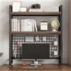 Generic Libreria da scrivania, organizer per computer desktop, scaffale per casa, ufficio, dormitorio, scaffale multiuso da banco